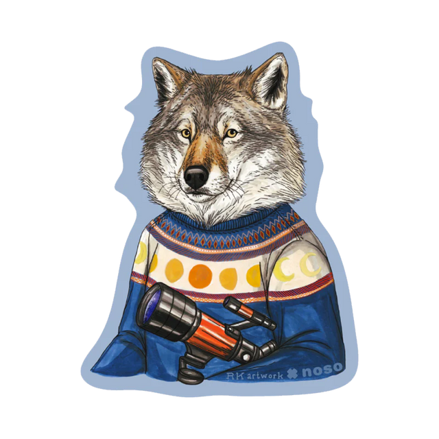 NOSO Patches Wolf Stargazer