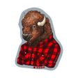 NOSO Patches Bison Buffalo Plaid