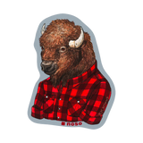 NOSO Patches Bison Buffalo Plaid
