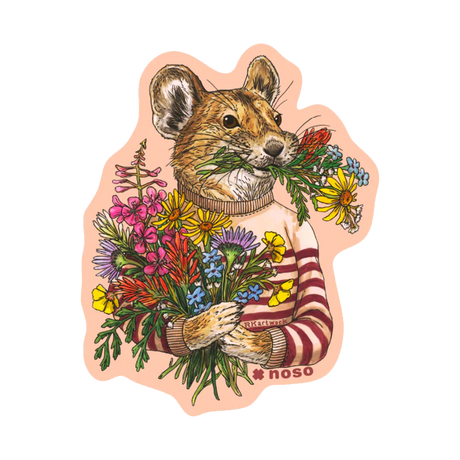 NOSO Patches Pika & Wildflowers