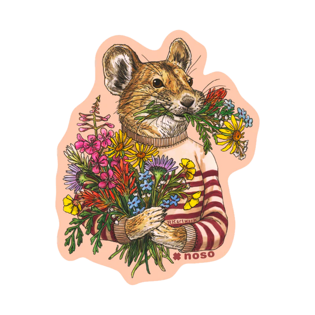 NOSO Patches Pika & Wildflowers