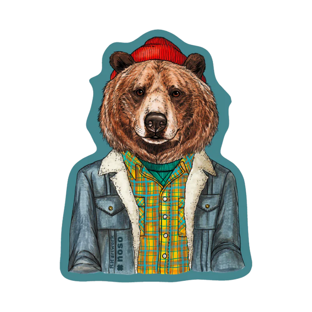 NOSO Patches Mr Grizzly Bear