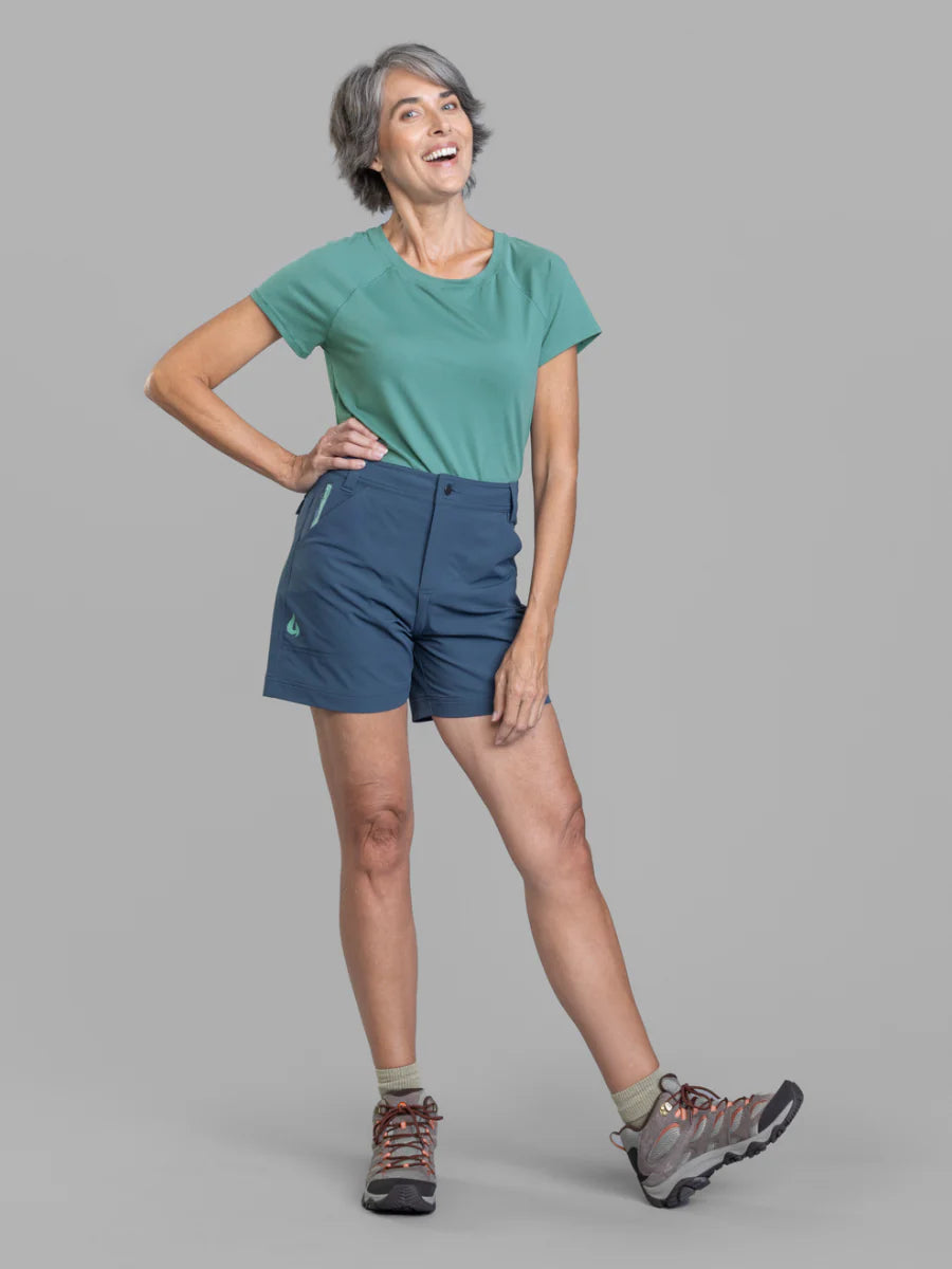 Gnara Inc Go There Short - Womens Slate / 6