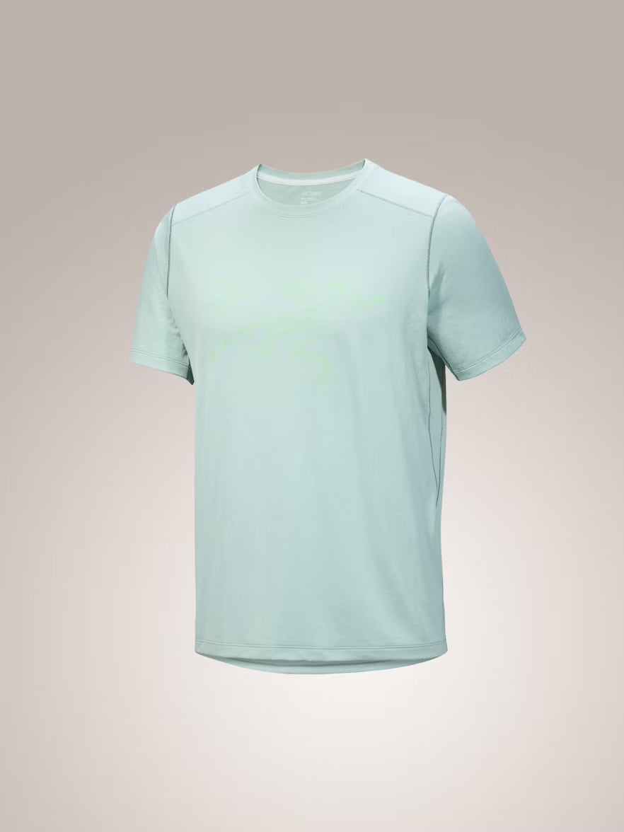 Arcteryx Cormac Logo Short Sleeve - Mens Stone Green Heather