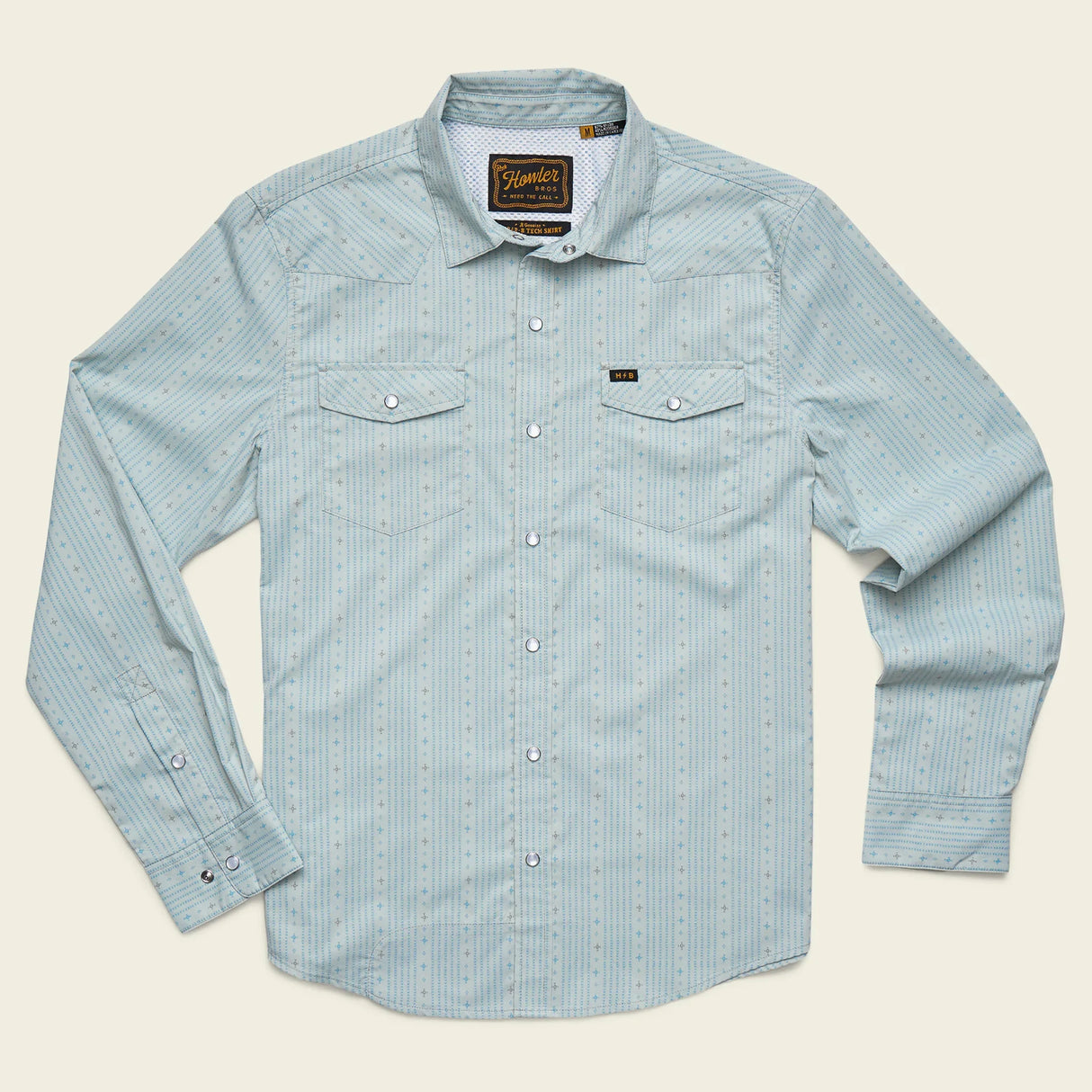 Howler Brothers H Bar B Tech - Mens Supernova Stripe: Ash Blue
