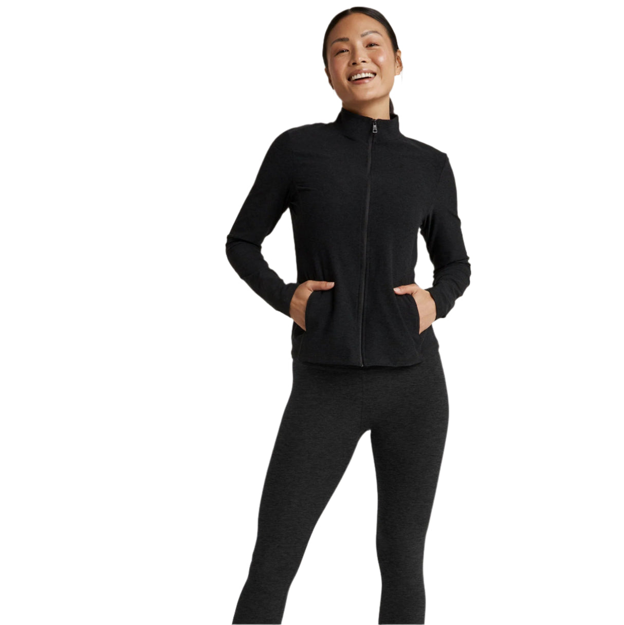 Spacedye On The Go Mock Neck Jacket - Women's