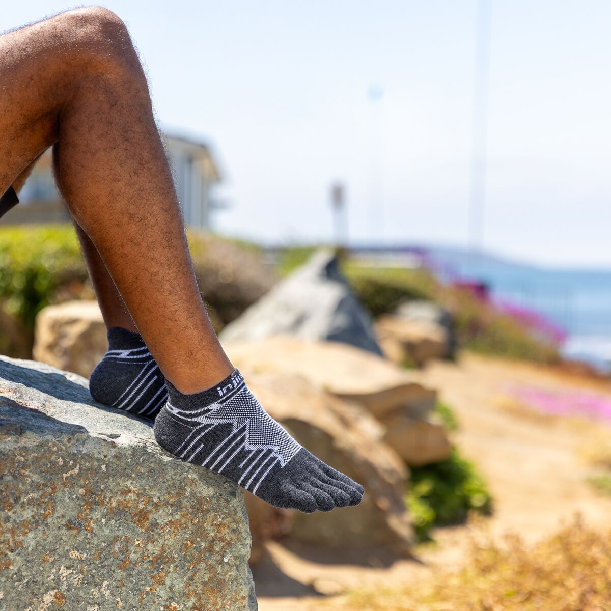 Injinji Ultra Run No-Show Wool - Mens