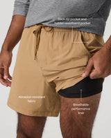 Vuori HardKore Short Lined 7 - Mens