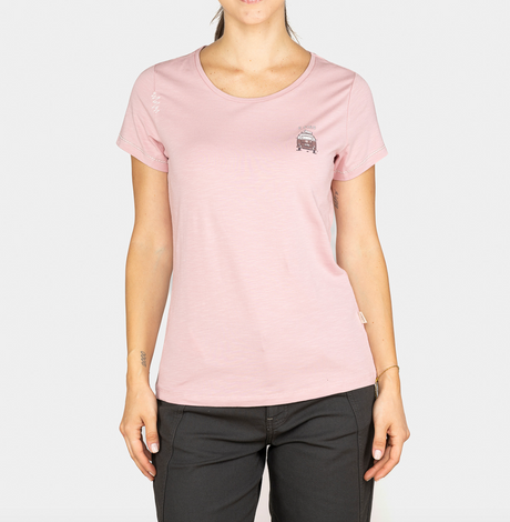Chillaz Gandia E-Ciao Shirt - Womens Dusty Rose