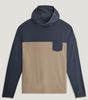 Free Fly Bamboo Hybrid Hoodie - Mens Canyon / Vintage Camo Desert Tan