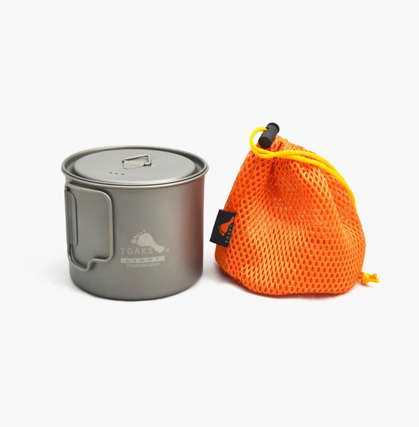 TOAKS Outdoors LIGHT Titanium 550ml Pot