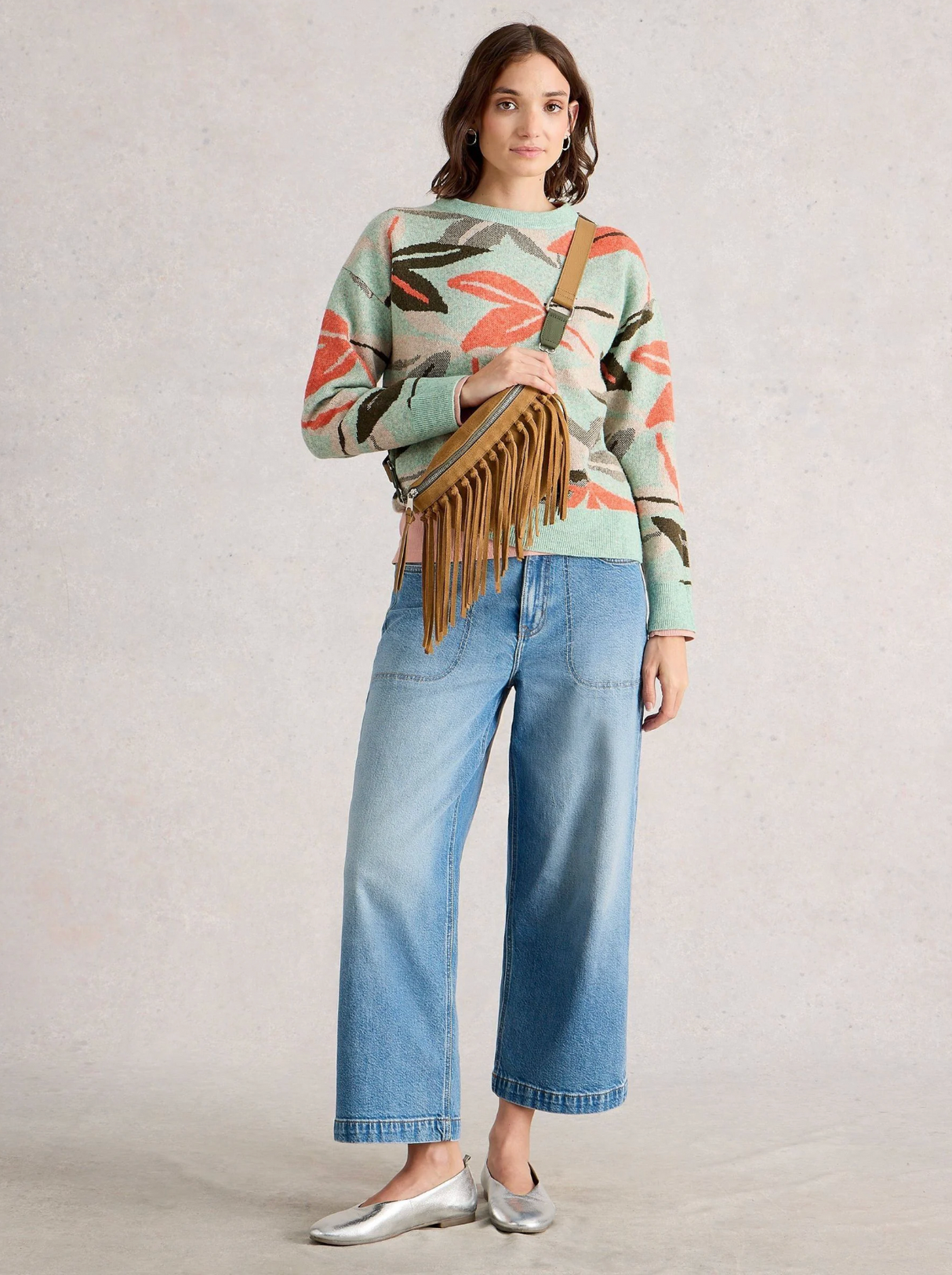 White Stuff Petal Jumper