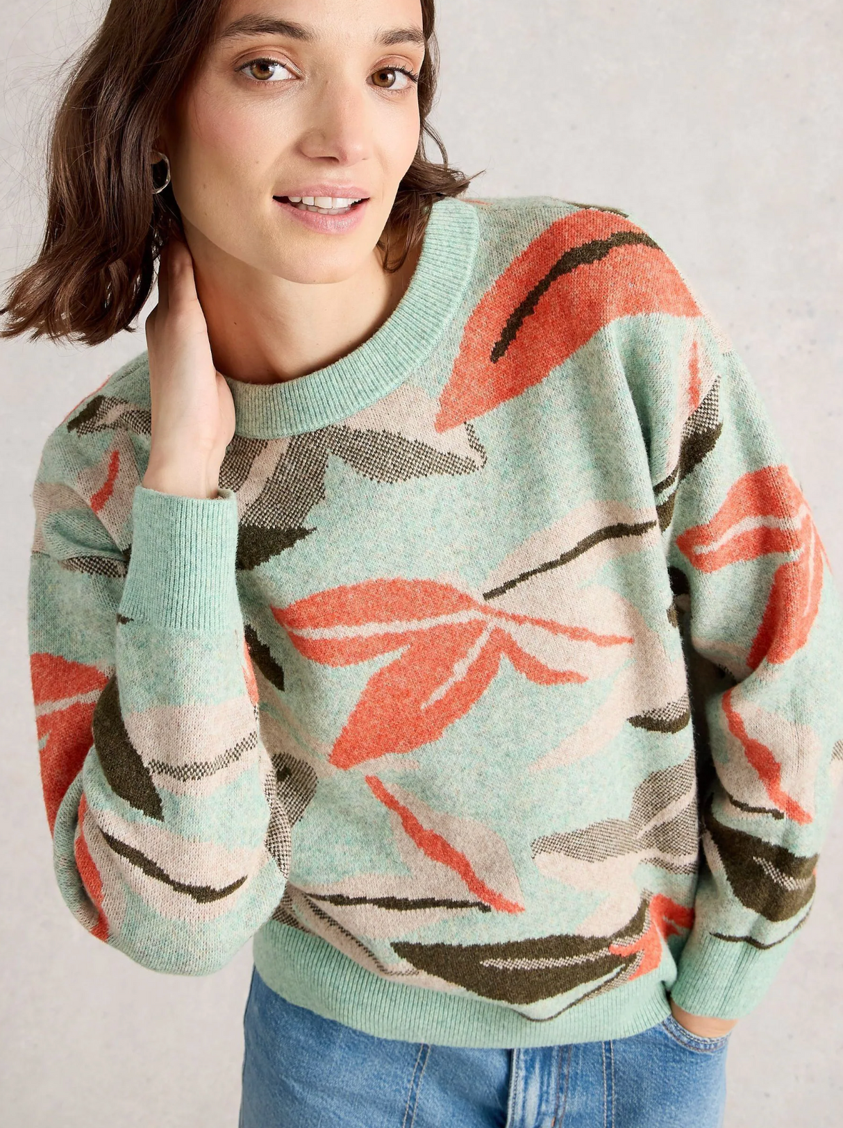 White Stuff Petal Jumper
