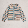 White Stuff Suzanna Crew Cardigan - Womens Blue Multi