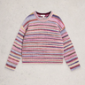 White Stuff Suzanna Spacedye Jumper - Womens Pink Multi