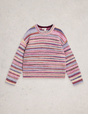 White Stuff Suzanna Spacedye Jumper - Womens Pink Multi