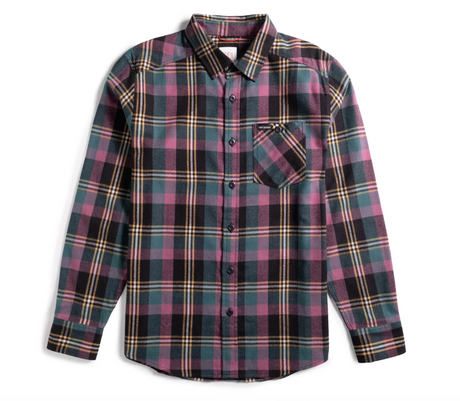 Topo Designs Mountain Shirt Lightweight - Mens Black/Goldenrod ulti / M