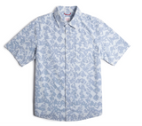 Topo Designs Desert Shirt Short Sleeve - Mens Breeze Blue Geo