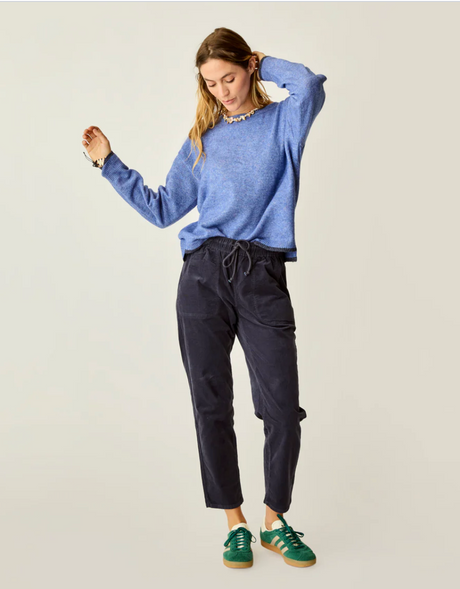 Carve Designs Zoe Buttercord Pant Navy