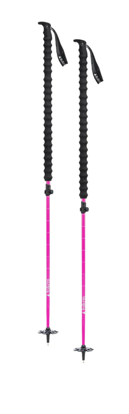 Folkrm Pahto Ski Poles Gooseberry Pink