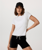 Vuori Short Sleeve Lux Tee - Womens White