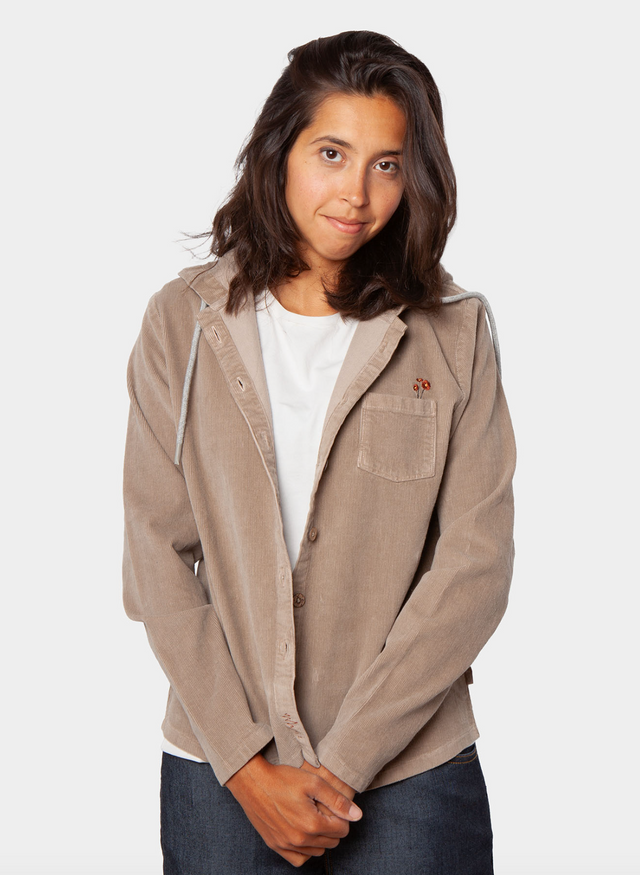 Chillaz Fendels Flower Shirt - Womens Dark Sand