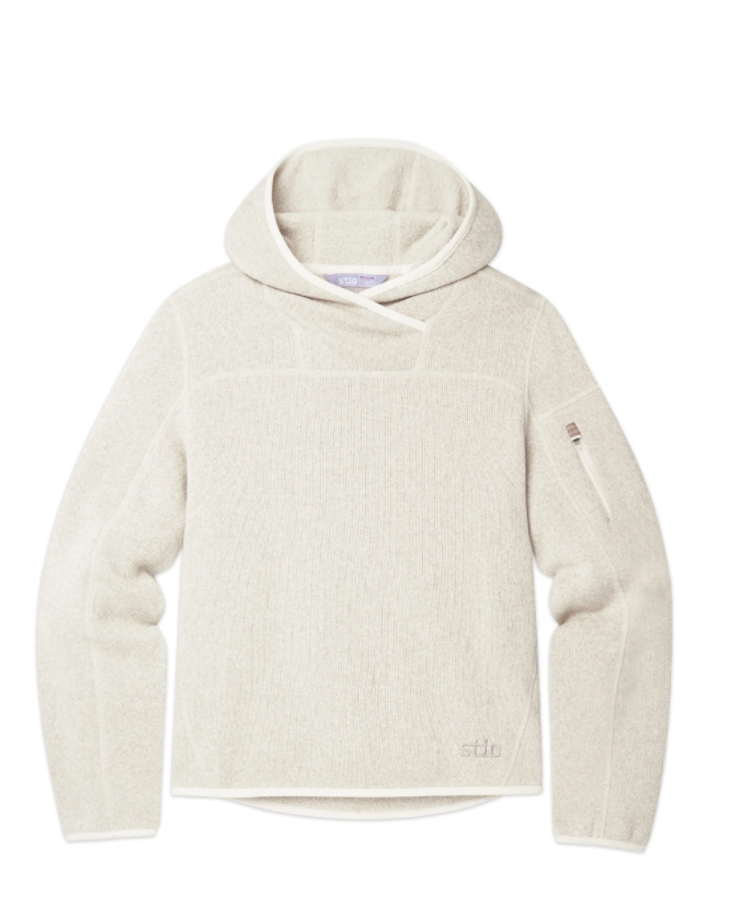Stio Sweetwater Fleece Hoodie - Womens Mountain Goat Heather