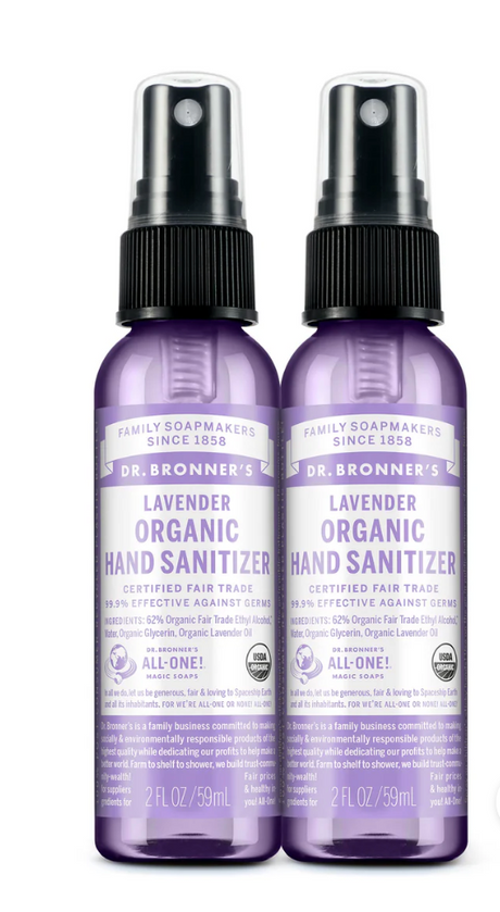 Dr. Bronners Organic Hand Sanitizer Peppermint