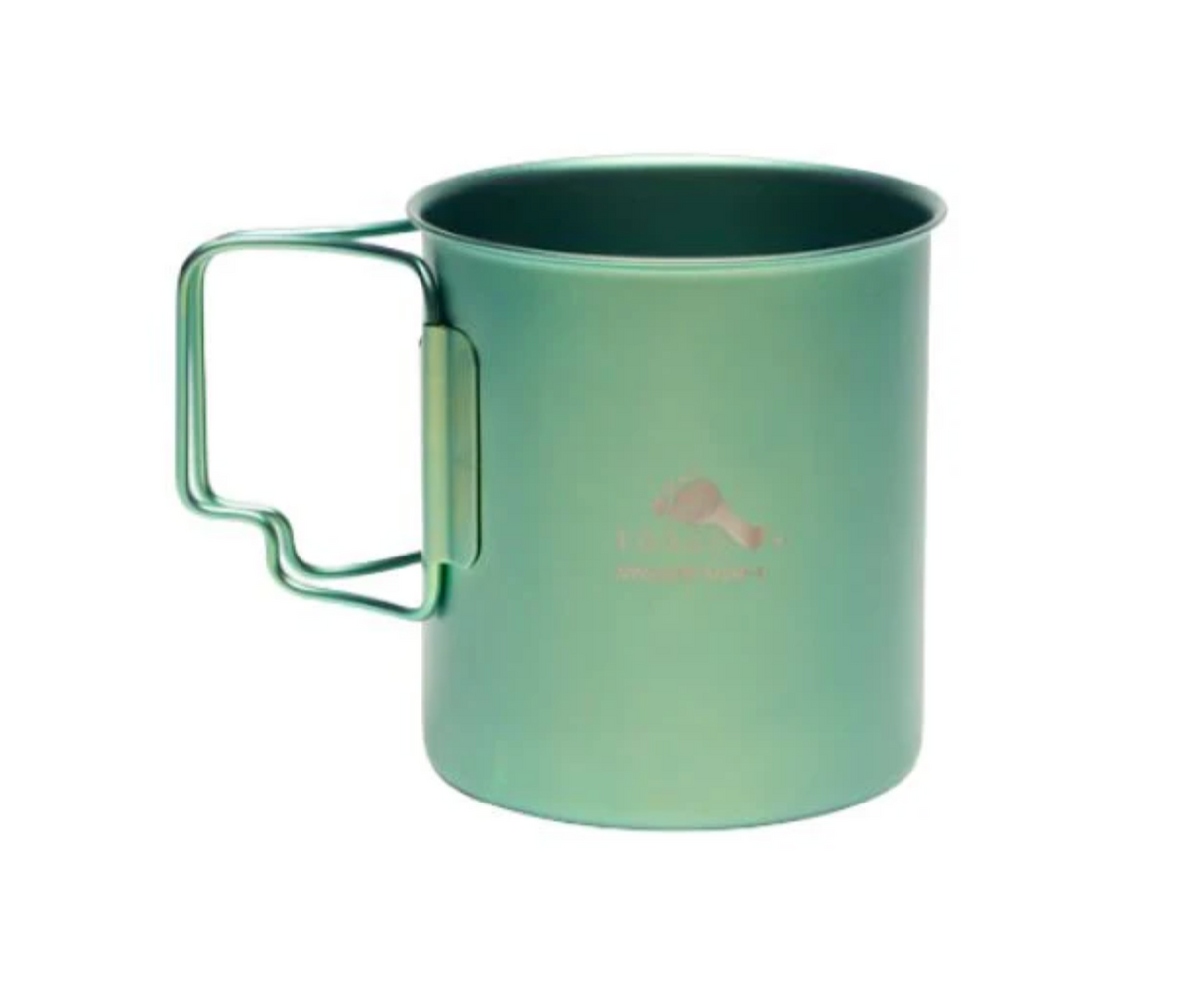 TOAKS Outdoors LIGHT Titanium 450ml Cup Green