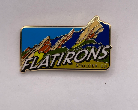 Top Peak Pin Flatirons
