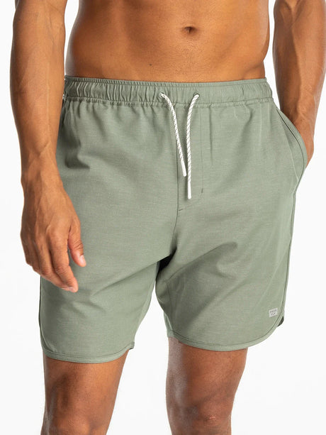 Free Fly Reverb Short 7 - Mens Agave / S