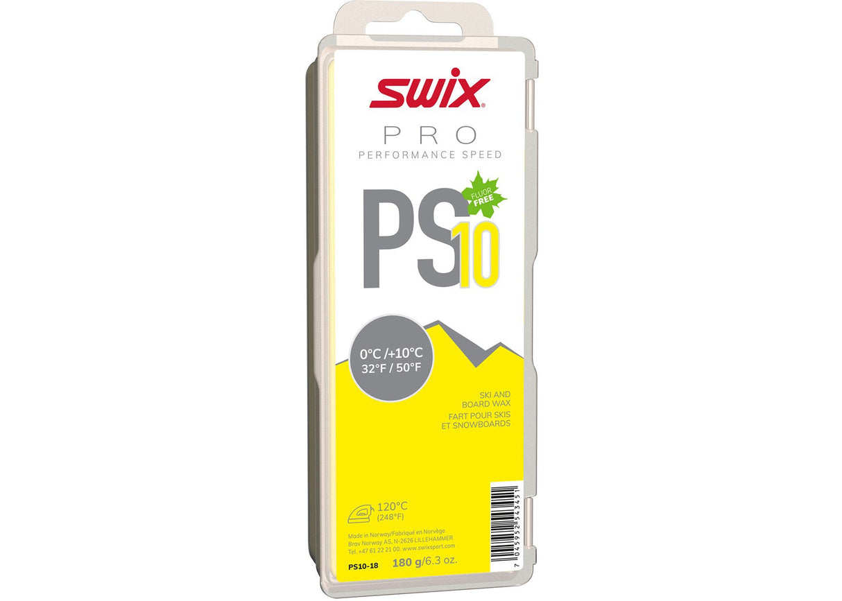 Swix PS10 Yellow, 0C/+10C