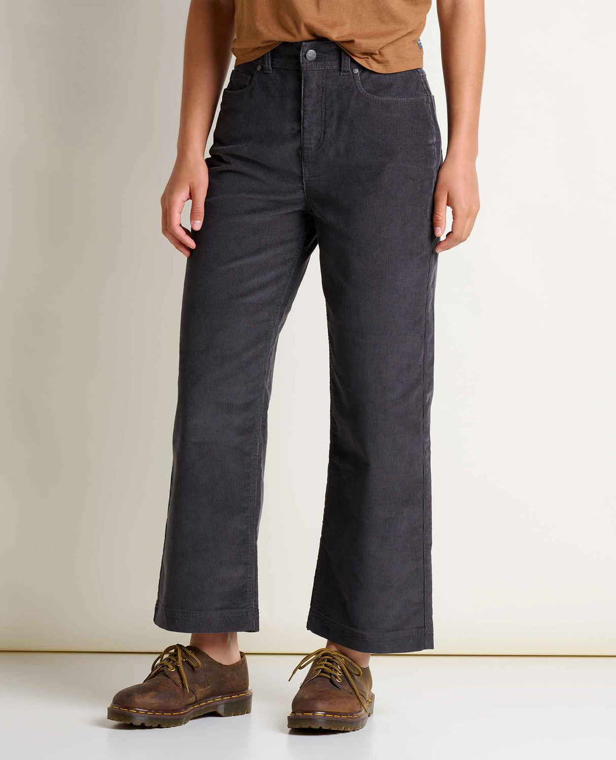 Toad & Co. Coaster Cord Wide Leg Pant - Womens Soot