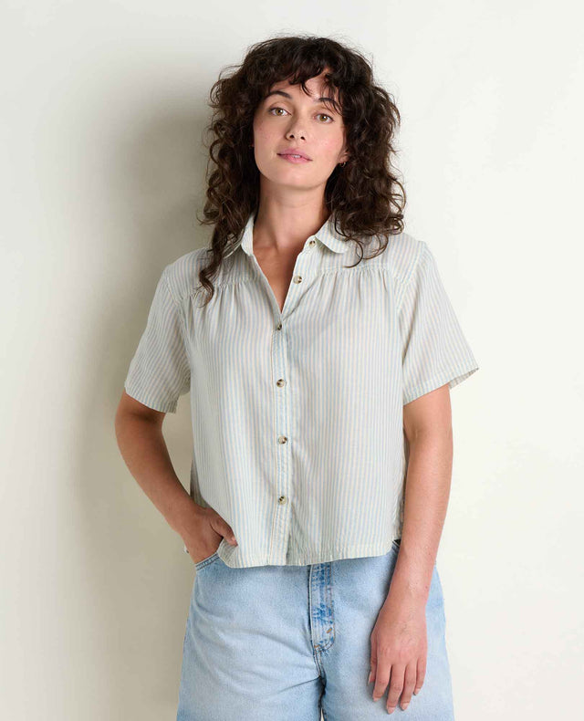 Toad & Co. Holly Shirt - Womens Dusk Blue Pattern