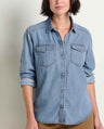 Piñon Soft Denim Long Sleeve Shirt - Women's