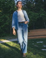 Piñon Soft Denim Long Sleeve Shirt - Women's