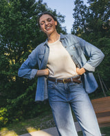 Piñon Soft Denim Long Sleeve Shirt - Women's