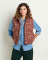 Manzana Quilted Sherpa Vest - Women's