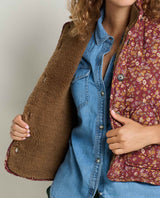 Manzana Quilted Sherpa Vest - Women's