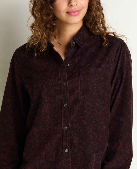 Cattail Cord Long Sleeve Shirt - Women's