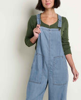 Piñon Soft Denim Wide Leg Overall - Women's