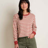 Toad & Co. Boundless Jersey Long Sleeve Tee - Womens Campfire Stripe