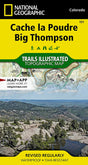 National Geographic Maps Cache la Poudre, Big Thompson Map