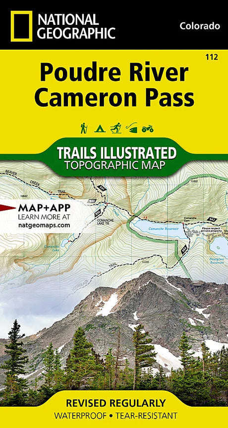 National Geographic Maps Poudre River, Cameron Pass Map