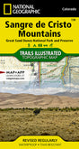 National Geographic Maps Sangre de Cristo Mountains Map (Great Sand Dunes National Park and Preserve)