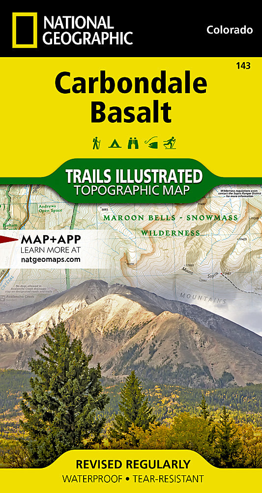 National Geographic Maps Carbondale, Basalt Map