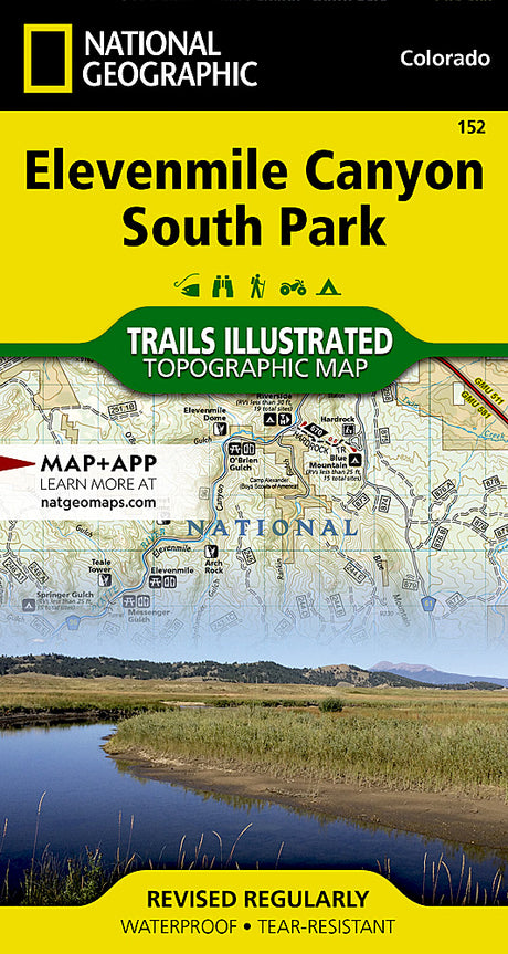 National Geographic Maps Elevenmile Canyon, South Park Map