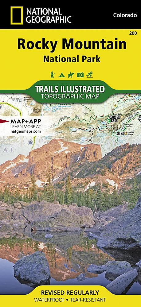 National Geographic Maps Rocky Mountain National Park Map