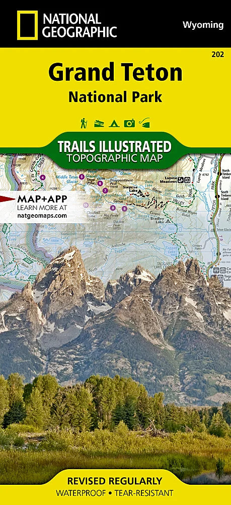National Geographic Maps Grand Teton National Park Map