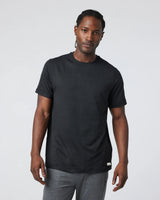 Vuori Ponto Performance Tee - Mens Black Heather
